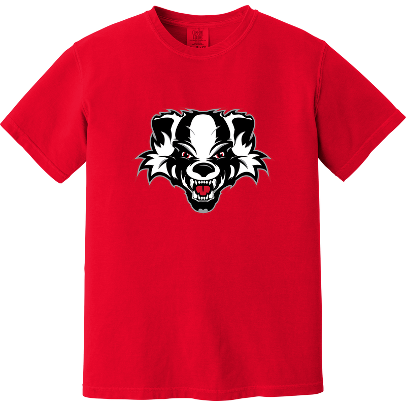 Scary Badgers Heavyweight Ring Spun Tee