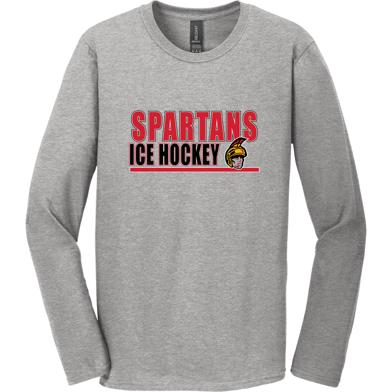 Seacoast Spartans (Ice Hockey) Softstyle Long Sleeve T-Shirt
