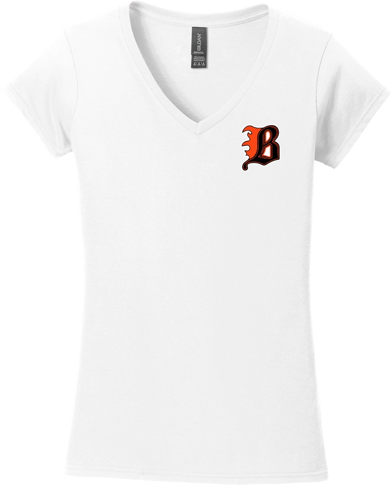 Philadelphia Blazers Softstyle Ladies Fit V-Neck T-Shirt