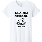 McGinn Elementary Youth 'Book' Heather CVC Tee