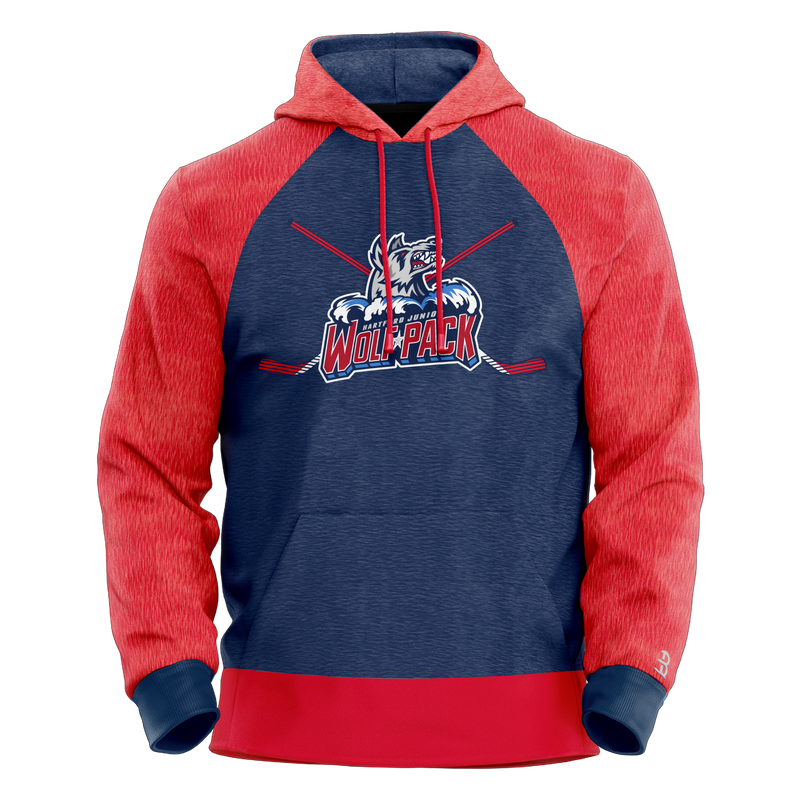 Hartford Jr. Wolfpack Girls Adult Sublimated Hoodie