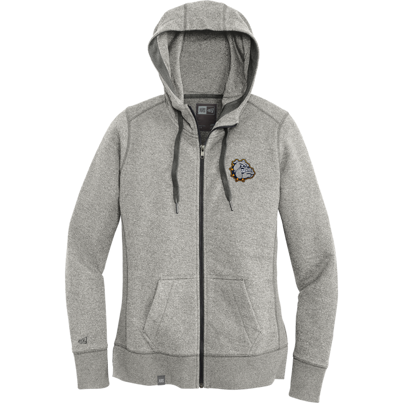 Chelsea Bulldogs New Era Ladies French Terry Full-Zip Hoodie