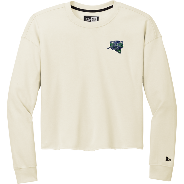 Kensington Valley Raiders New Era Ladies Tri-Blend Fleece Crop Crew
