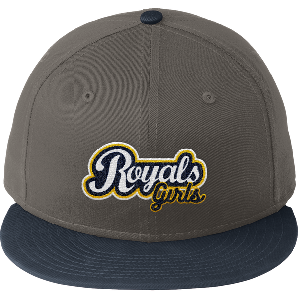 Royals Girls New Era Flat Bill Snapback Cap