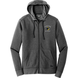 Delaware Jr. Blue Hens New Era Tri-Blend Fleece Full-Zip Hoodie