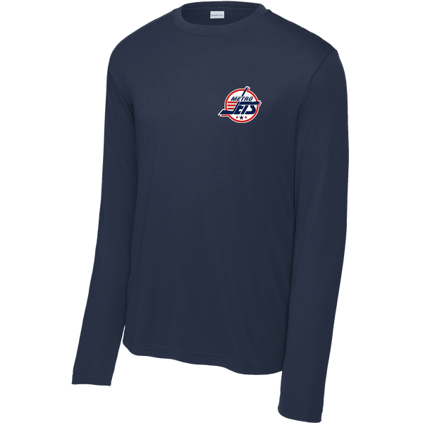 Metro Jets Long Sleeve PosiCharge Competitor Tee