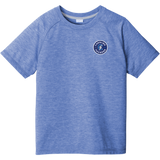 Carolina Thunder Youth PosiCharge Tri-Blend Wicking Raglan Tee